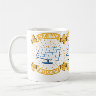 Mug Compétences Et Cerveaux Électricien Ingénieur Élec