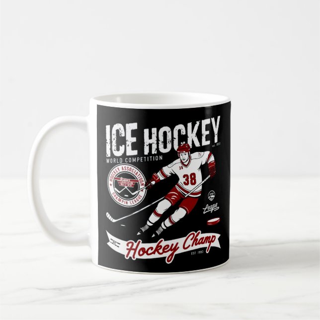 Mug Compétition mondiale de hockey sur glace (Gauche)