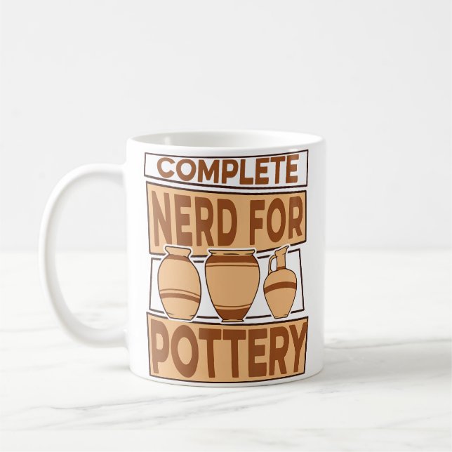 Mug Complet nerd pour la poterie roue de poterie pro h (Gauche)