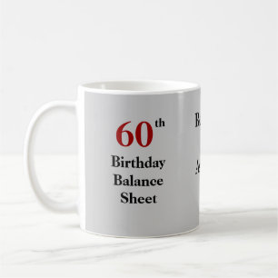 Mug Comptable amusant CPA 60e Bilan d'anniversaire