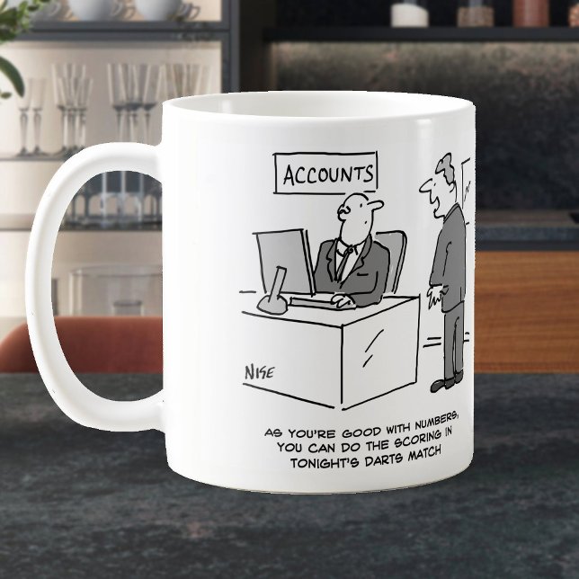 Mug Comptable chargé de coter la correspondance des fl (Créateur téléchargé)
