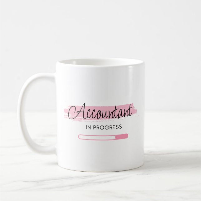 Mug Comptable En Cours - Personnalisé (Gauche)