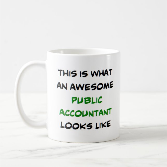 Mug comptable, génial (Gauche)