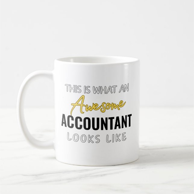 Mug Comptable Incroyable Ressemble à (Gauche)