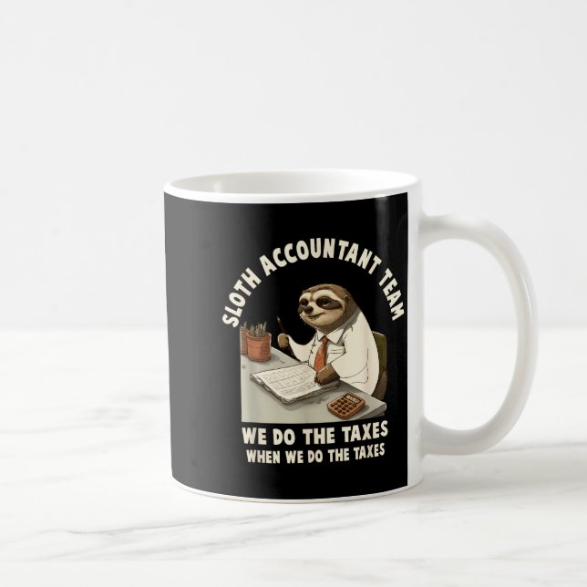 Mug Comptable saison fiscale jour comptabilité fiscali (Droite)