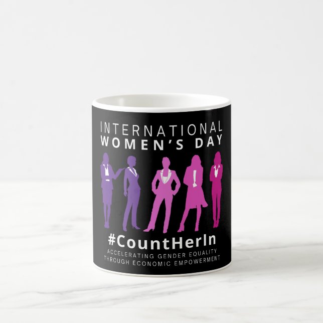 Mug Compte-la à l'occasion de la Journée international (Centre)
