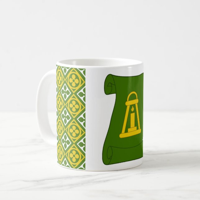 Mug Comté de Baile na Scolairi Insigne de la populatio (Devant gauche)