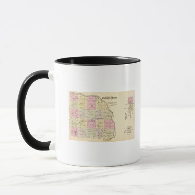 Mug Comté de Saunders, Nebraska (Gauche)