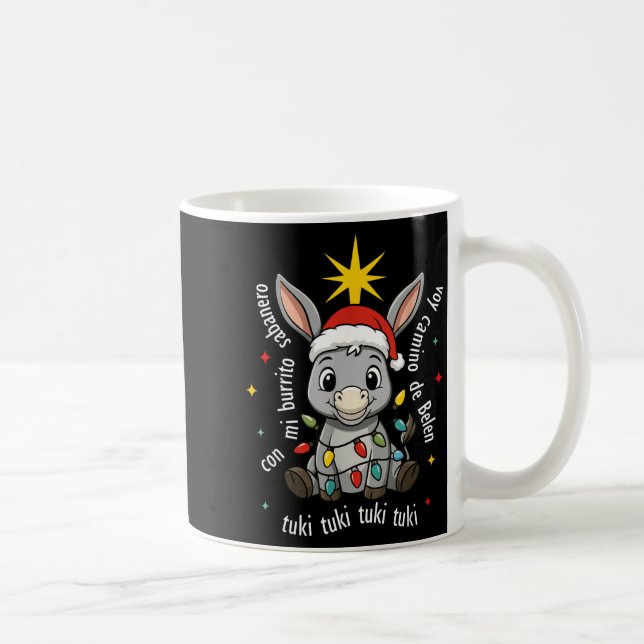 Mug Con Mi Burrito Sabanero Mexican Tuki Tuki Latino X (Droite)