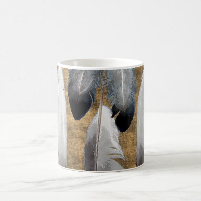 Mug concepteur de plumes de paix amérindiennes (Centre)