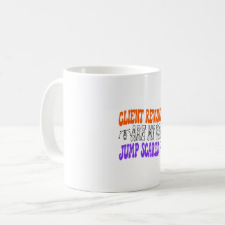 Mug Concepteur graphique drôle Révisions client Hallow