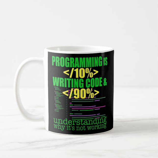 Mug Concepteur logiciel programmeur ingénieur informat (Gauche)
