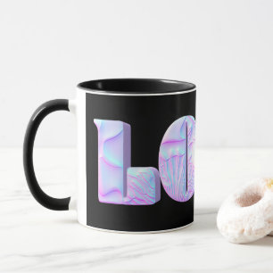 Mug Conception 3D LOVE, Graphique, Unique, Cool