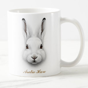 Mug Conception à deux faces de café de lièvre arctique