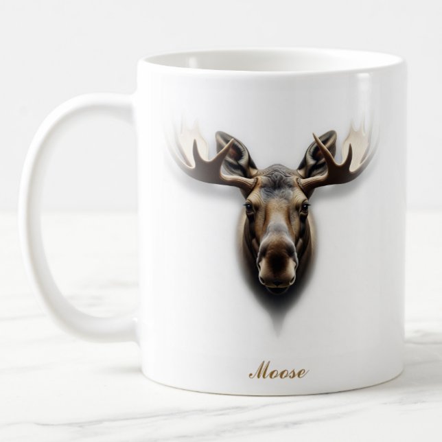 Mug Conception à deux faces de café d'orignal (Créateur téléchargé)