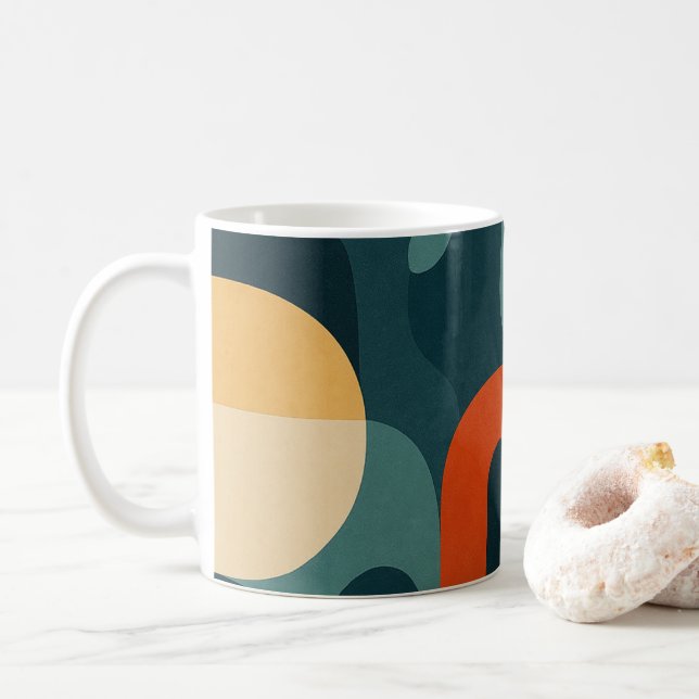 Mug Conception abstraite (Avec donut)
