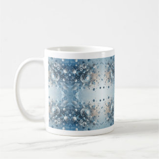 Mug Conception abstraite du ton bleu