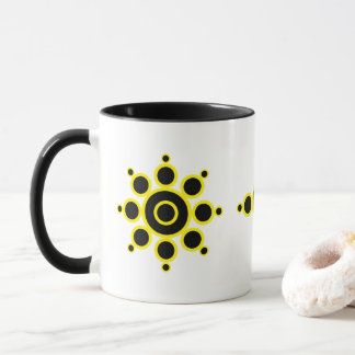 Mug Conception abstraite élégante de Sun