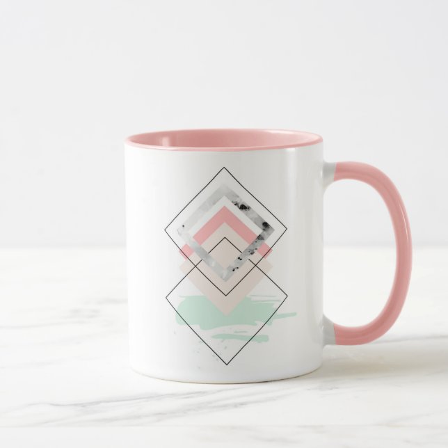 Mug Conception abstraite géométrique (Droite)