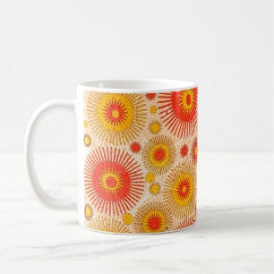 Mug Conception abstraite moderne et attrayante avec fl