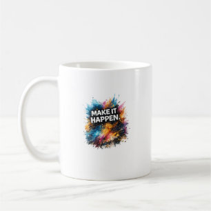 Mug Conception Abstraite Motivationnelle 'Faire Que Ce