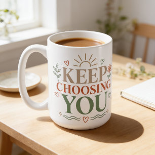 Mug Conception Botanique Inspirante Choisis-Toi