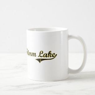 Mug Conception classique de l'Iowa de lac storm