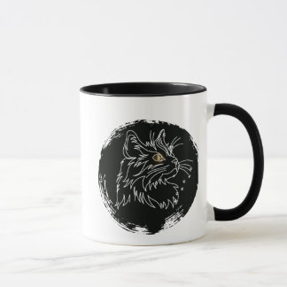 Mug Conception d'amour de chat coupé