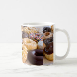 Mug conception d'art de beignet