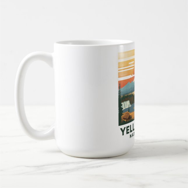 Mug Conception d'aventure pour le parc national de Yel (Gauche)