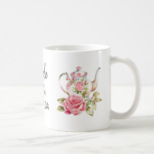 Mug Conception de Baby Shower de Mariée Élégante à Thé