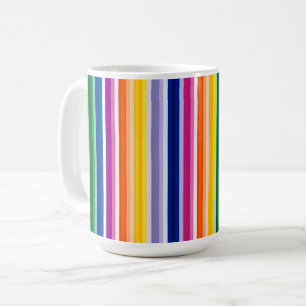 Mug Conception de bandes verticales colorées