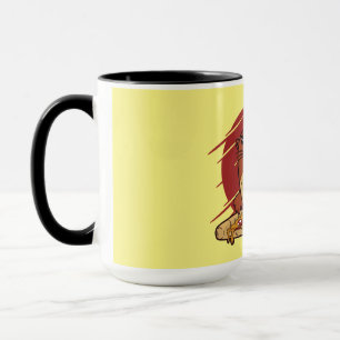 Mug Conception de bébé loutre mignonne mangeant une dé