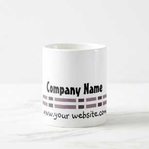 Mug Conception de bureau de lien violet