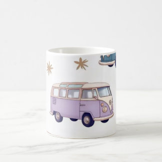 Mug Conception de camping-car à l'aquarelle