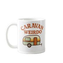Conception de camping rétro bizarre caravane
