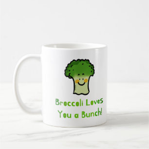 Mug Conception de caricature de jeu de brocoli Cute
