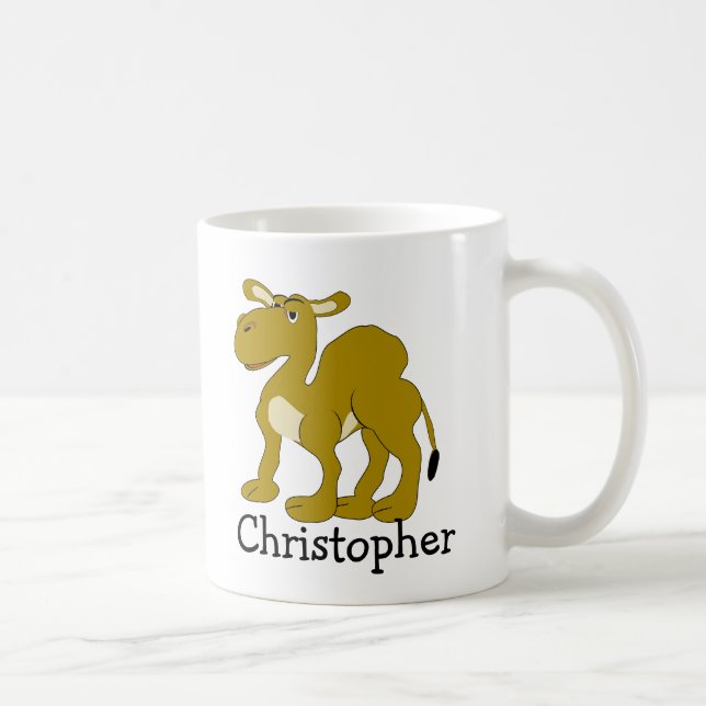 Mug Conception de chameau dromadaire personnalisée (Droite)