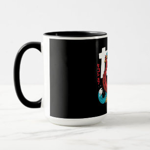 Mug Conception de chef de sushi de pieuvre drôle