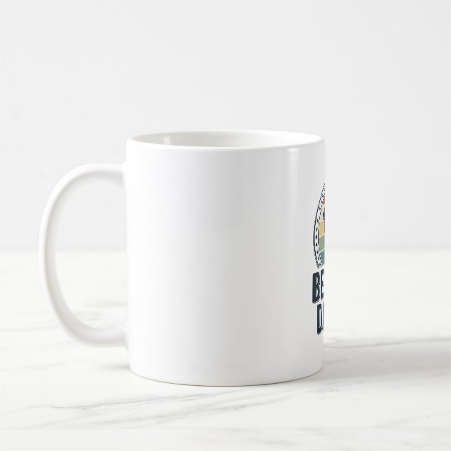 Mug Conception de chemise vectorielle Berner Daddy Vin (Gauche)