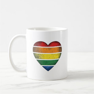 Mug Conception de chemise vectorielle de fierté de cœu