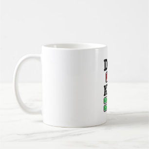 Mug Conception de chemise vectorielle drôle de batteri