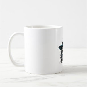 Mug Conception de chemise vectorielle Halloween Crâne 