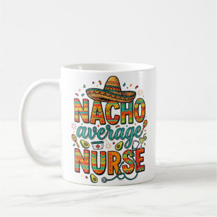 Mug Conception de chemise vectorielle Nacho Average Nu