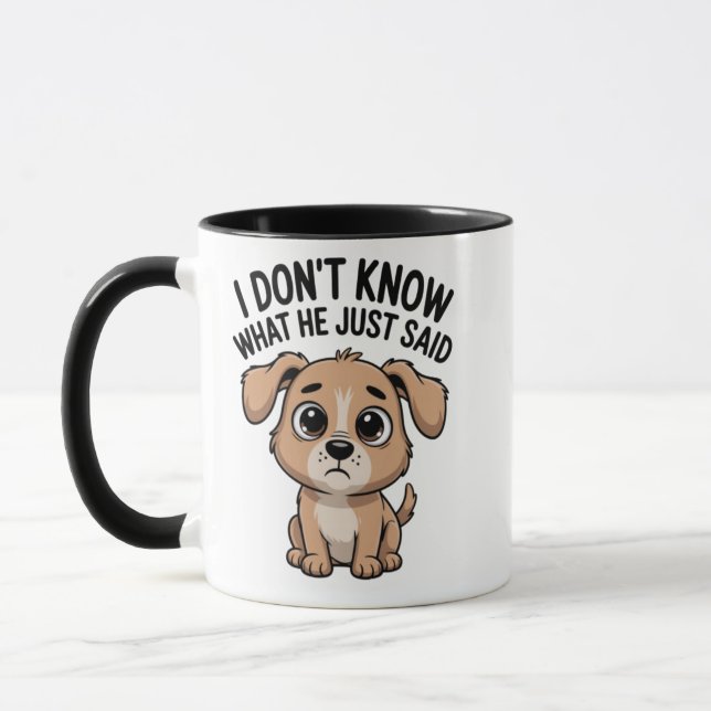 Mug Conception de chiot Golden Retriever mignon (Gauche)