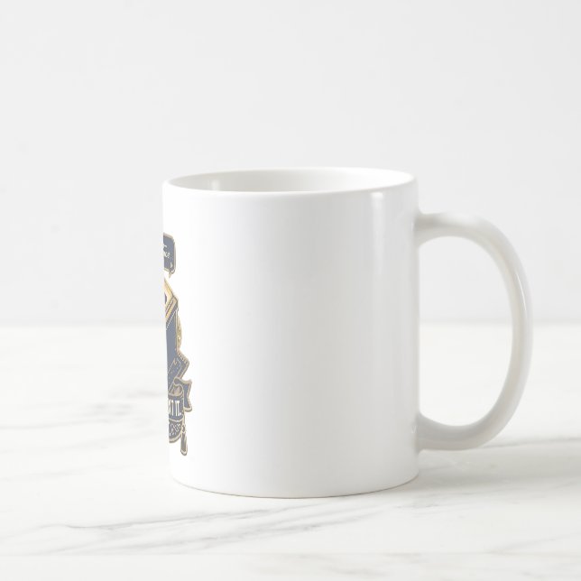 Mug Conception de citation identifiable « Presque envo (Droite)
