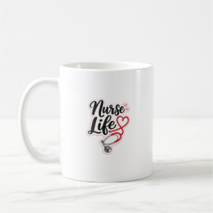 Mug Conception de citation médicale de stéthoscope mig