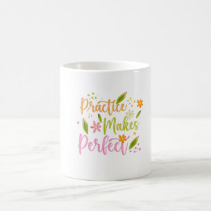 Mug Conception de citation motivante « La pratique ren