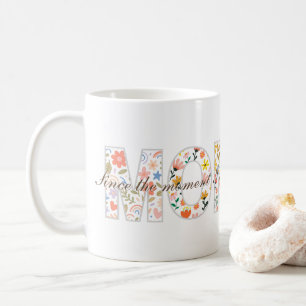 Mug Conception de citation sentimentale de fleurs past