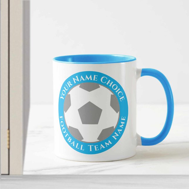 Mug Conception de club de football dans le ciel clair  (Créateur téléchargé)